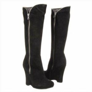 MIA Eduina knee-high wedge boots 7.5